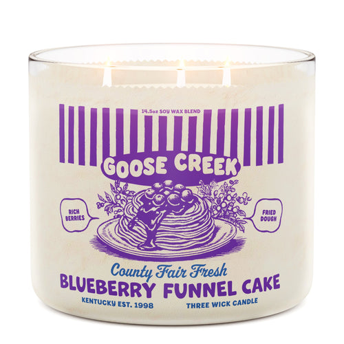 Blueberry Funnel Cake 3-Wick Candle