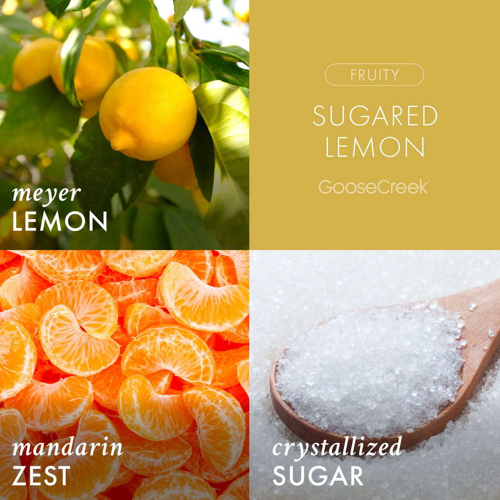 Sugared Lemon Odor Eliminating 7oz Single Wick Candle